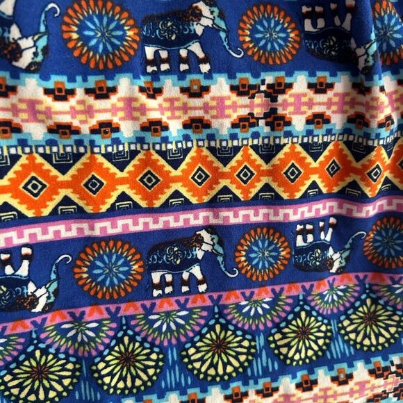 Kiss Colorful Patterned High Low Dress M 10/12 - Picture 10 of 16